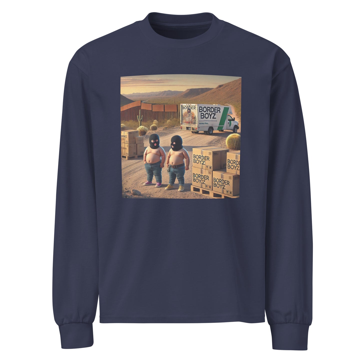 BorderBoyz Premium Heavyweight Long Sleeve Shirt
