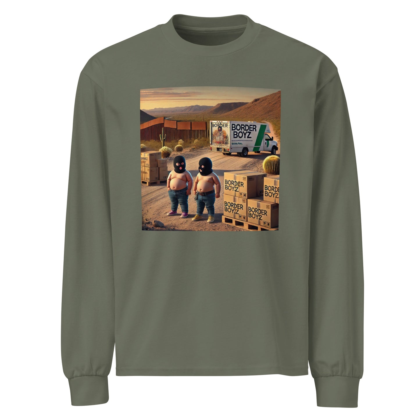 BorderBoyz Premium Heavyweight Long Sleeve Shirt